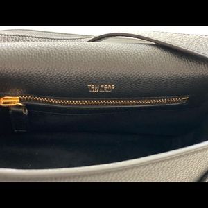 Tom Ford black leather crossbody